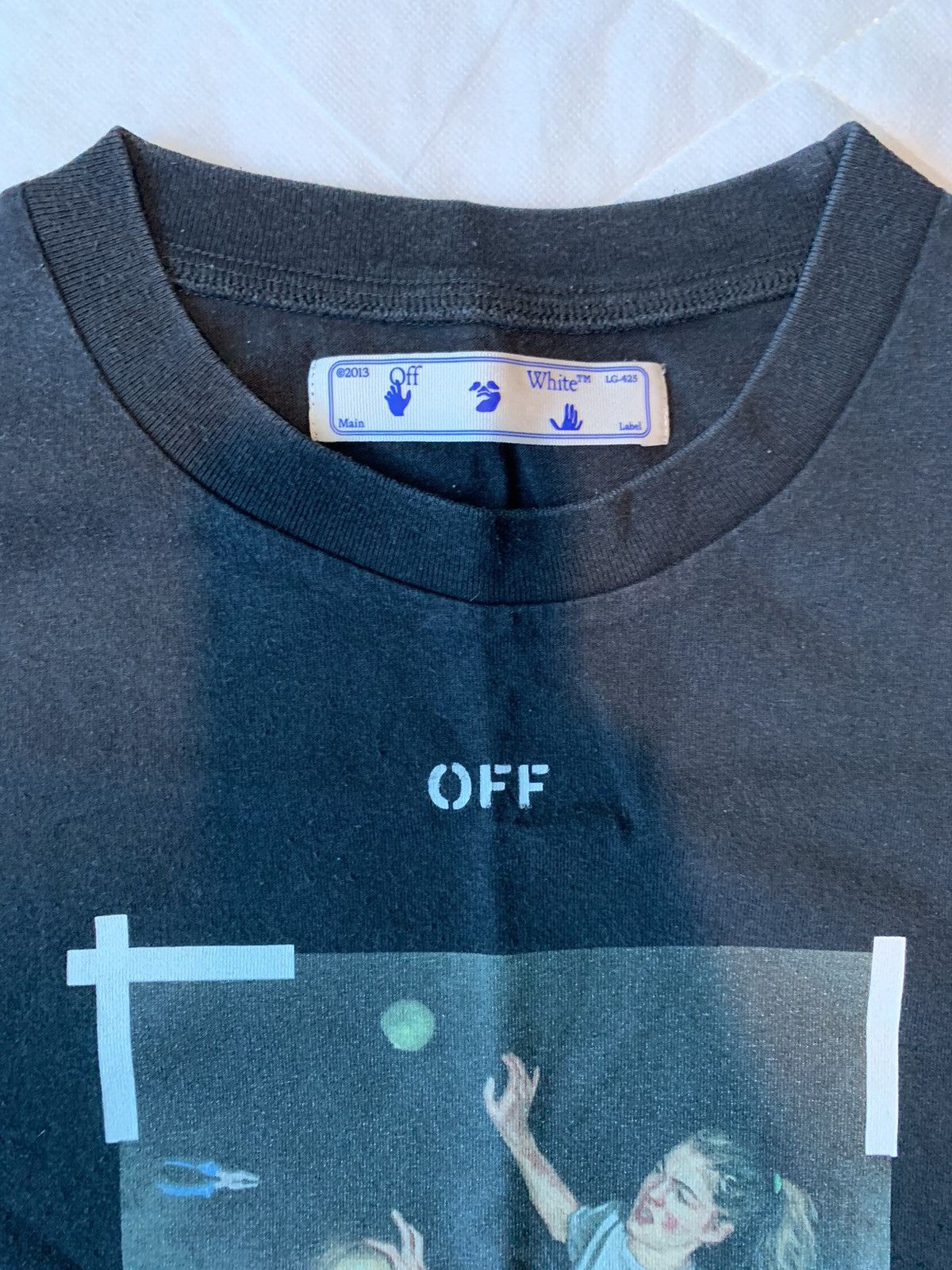 Off-White OFF-WHITE SS20 Pascal Tshirt Size US M / EU 48-50 / 2 - 2 Thumbnail