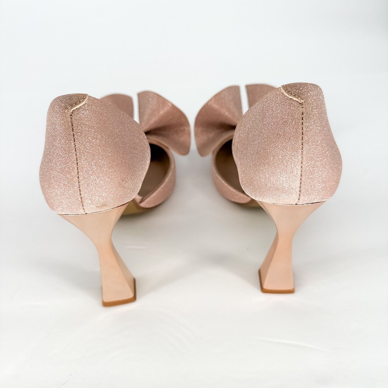 Betsey Johnson Betsey Johnson Nobble Metallic Pumps Champagne Bow Heels Wom Size US 8.5 / IT 38.5 - 5 Thumbnail