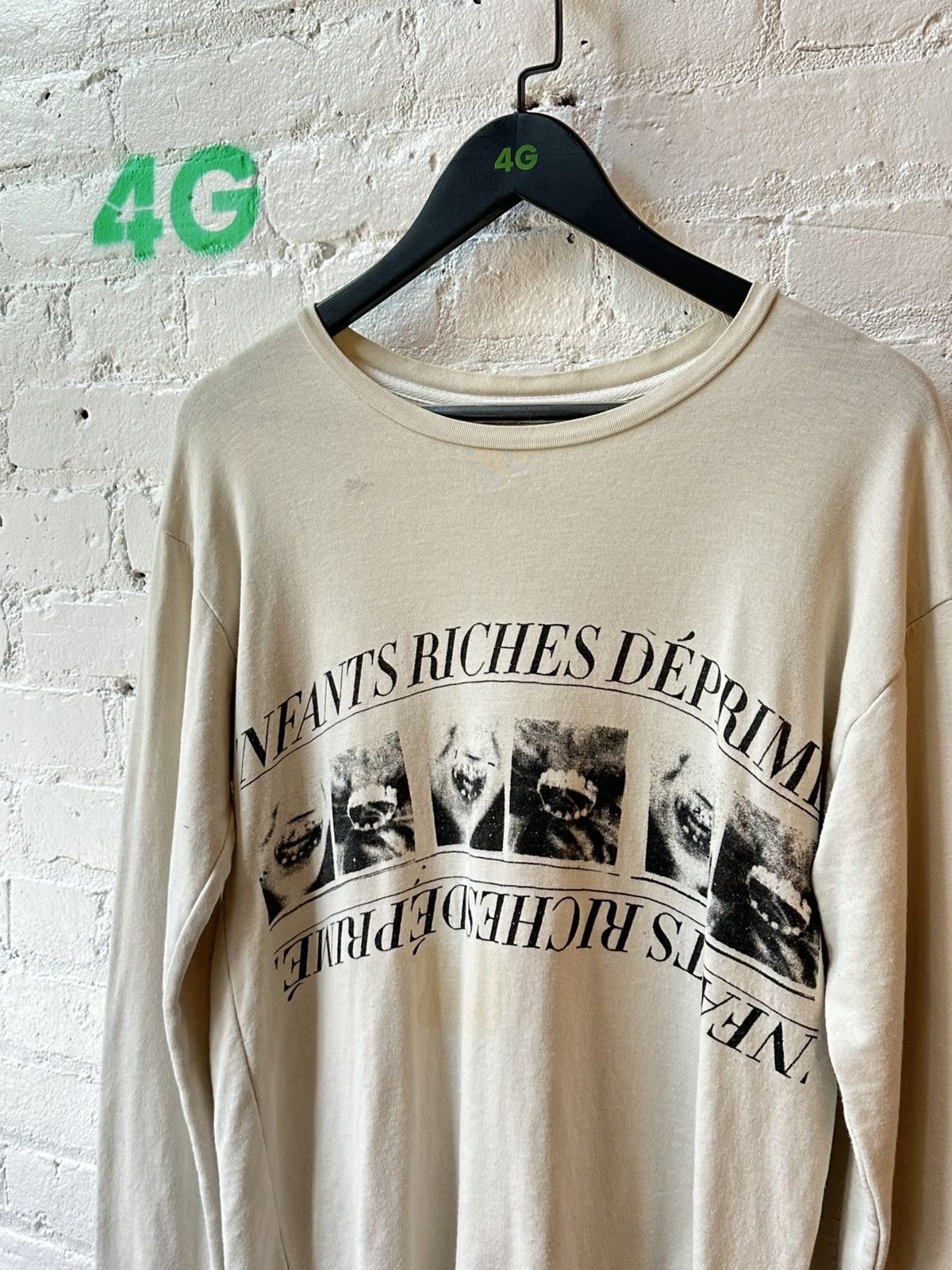 Enfants Riches Deprimes ERD THRASHED THERMAL LINED LONG SLEEVE Size US M / EU 48-50 / 2 - 1 Thumbnail