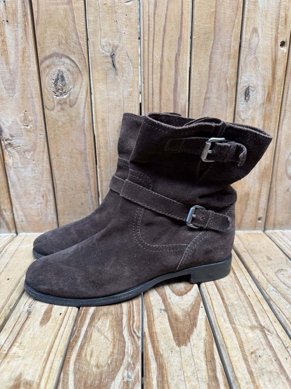 Prada PRADA brown suede strappy women’s boots EUR 41 US 11 UK 8 Size US 11 / IT 41 - 7 Thumbnail