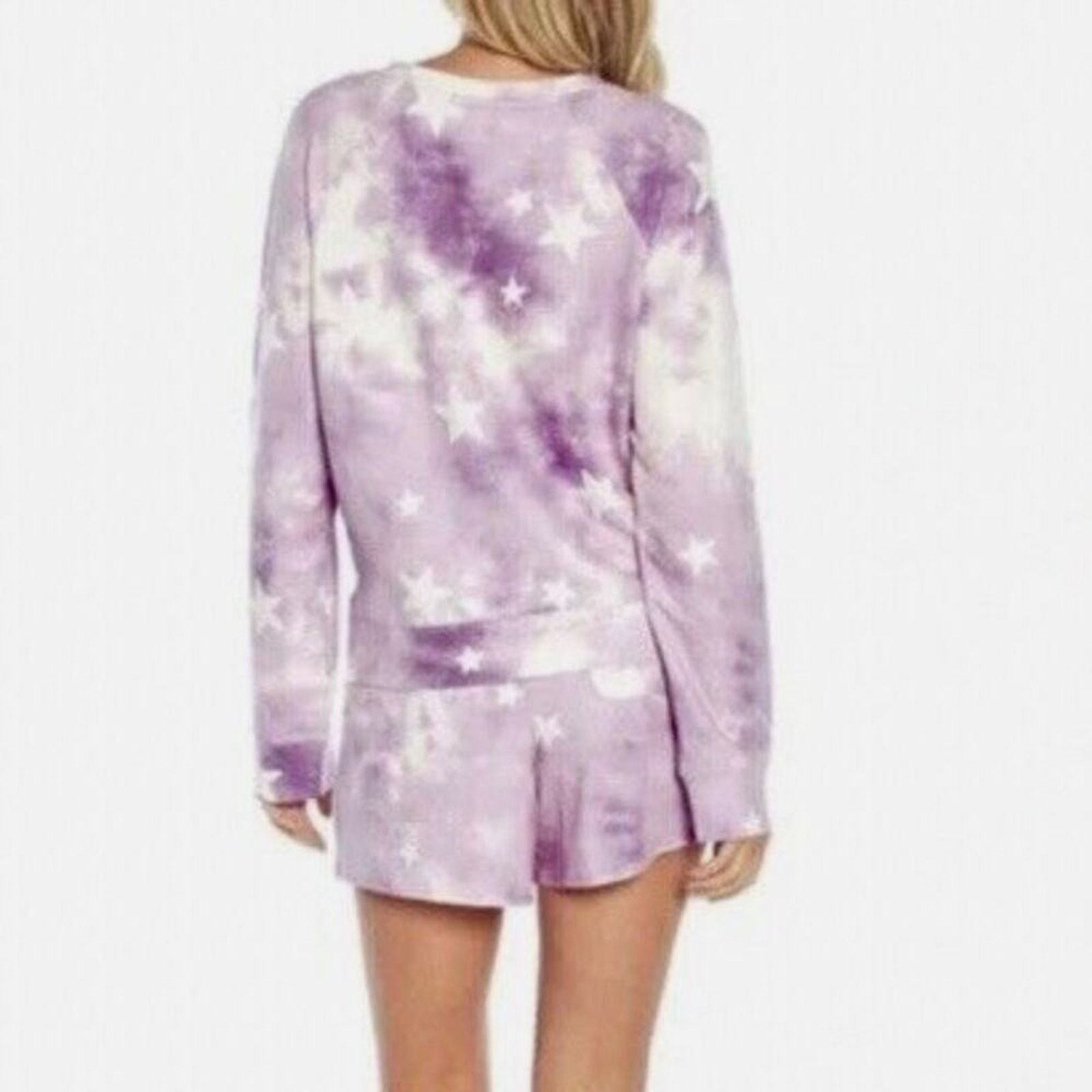 Wildfox Wildfox Soft Sweatshirt Short Lounge Set PJs Purple Size L Size L / US 10 / IT 46 - 3 Thumbnail