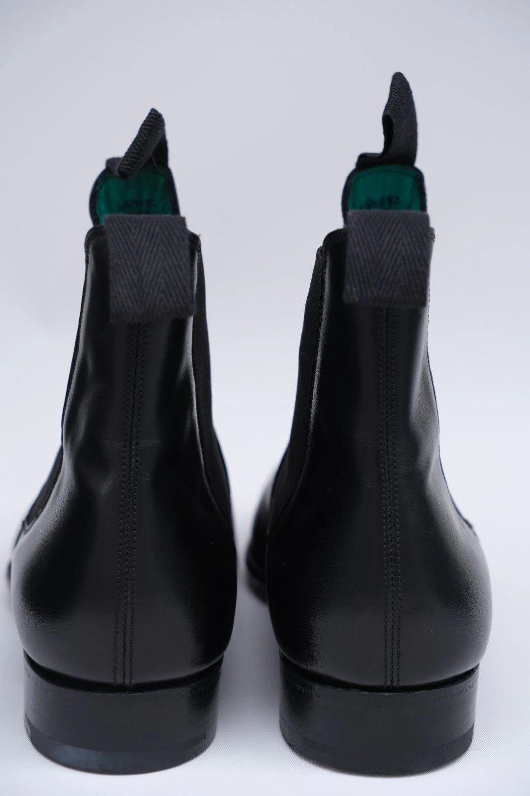 Edward Green NEW Edward Green Black Leather Chelsea Black Boots Size US 6.5 / EU 39-40 - 4 Thumbnail