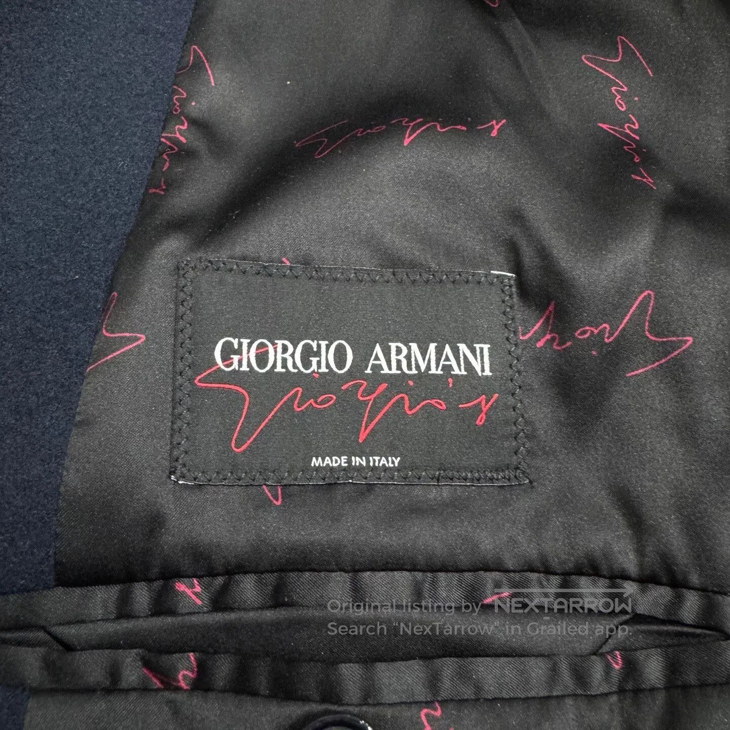 Giorgio Armani Giorgio Armani Cashmere Overcoat. Size US XXL / EU 58 / 5 - 3 Thumbnail