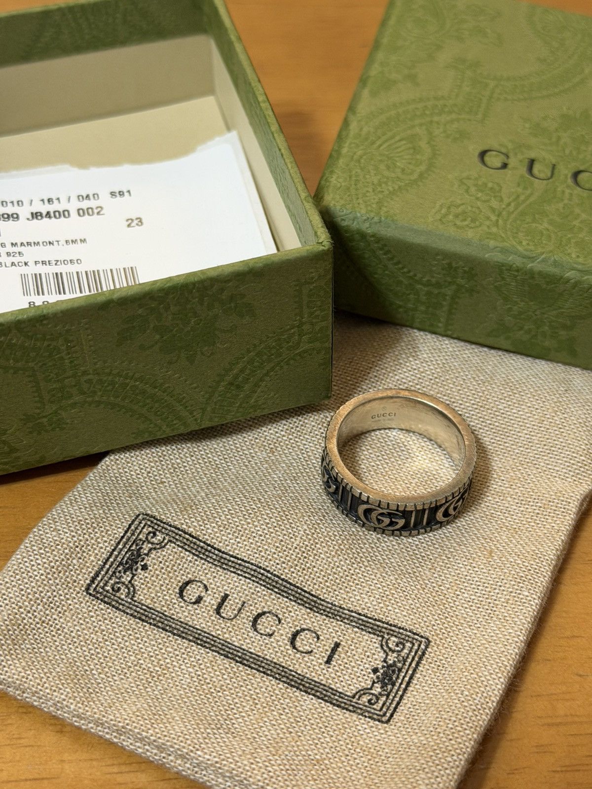 Gucci Gucci GG Marmont Wide Ring Size ONE SIZE - 1 Thumbnail