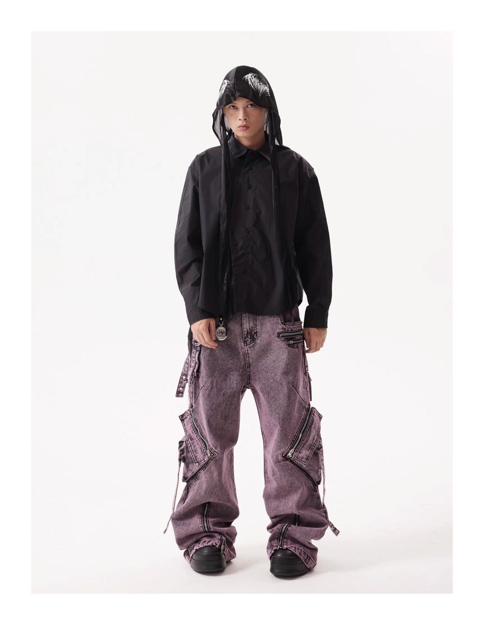 Japanese Brand Purple Oversized Vintage Denims 32 Size US 32 / EU 48 - 5 Thumbnail