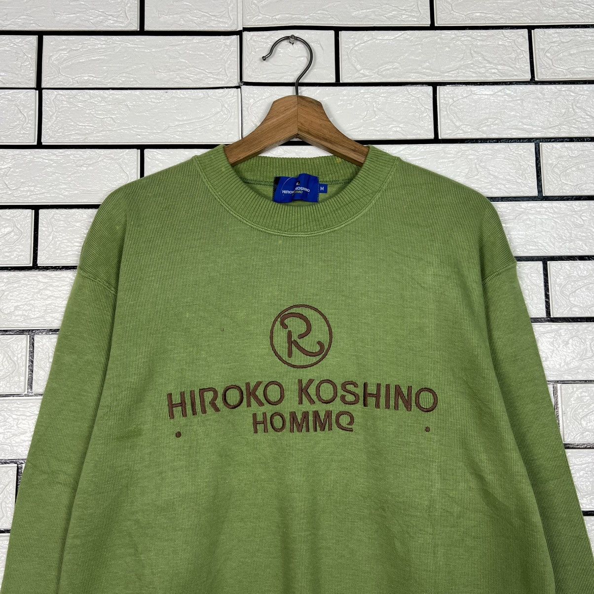 Hiroko Koshino Homme HIROKO KOSHINO HOMME Embroidered Logo Sweatshirt #4006-C182 Size US M / EU 48-50 / 2 - 2 Thumbnail
