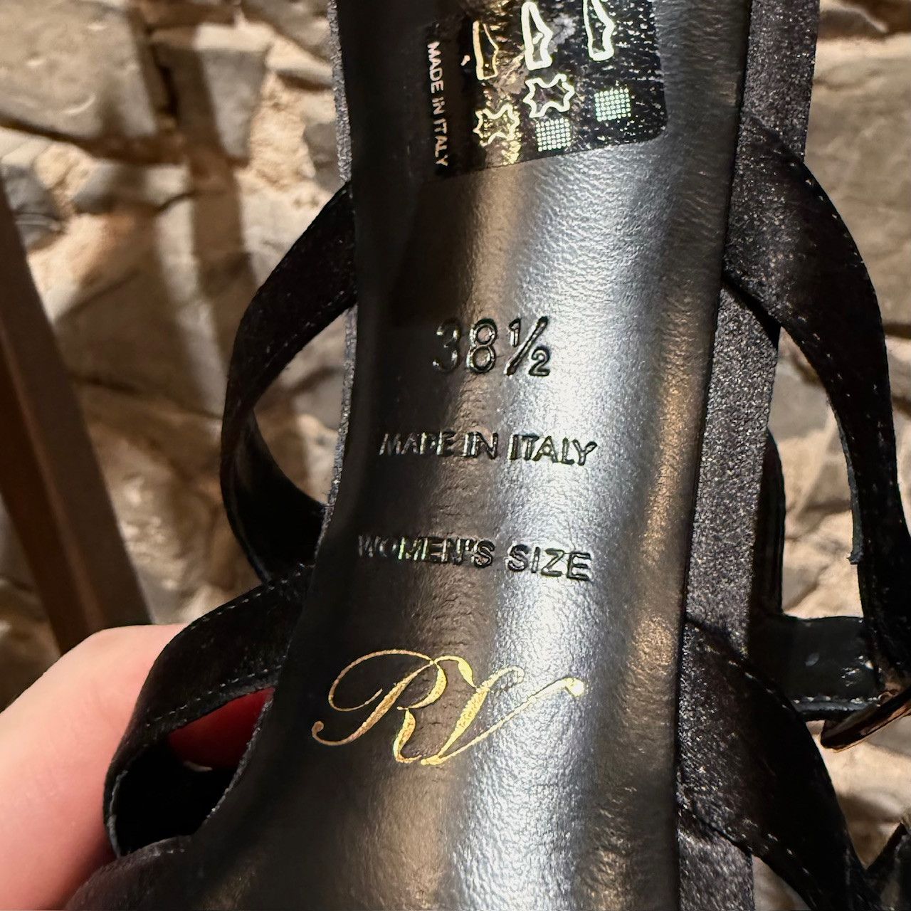 Roger Vivier Roger Vivier Black Satin Sin Star Strass 65 Heeled Mules Size US 8.5 / IT 38.5 - 10 Thumbnail