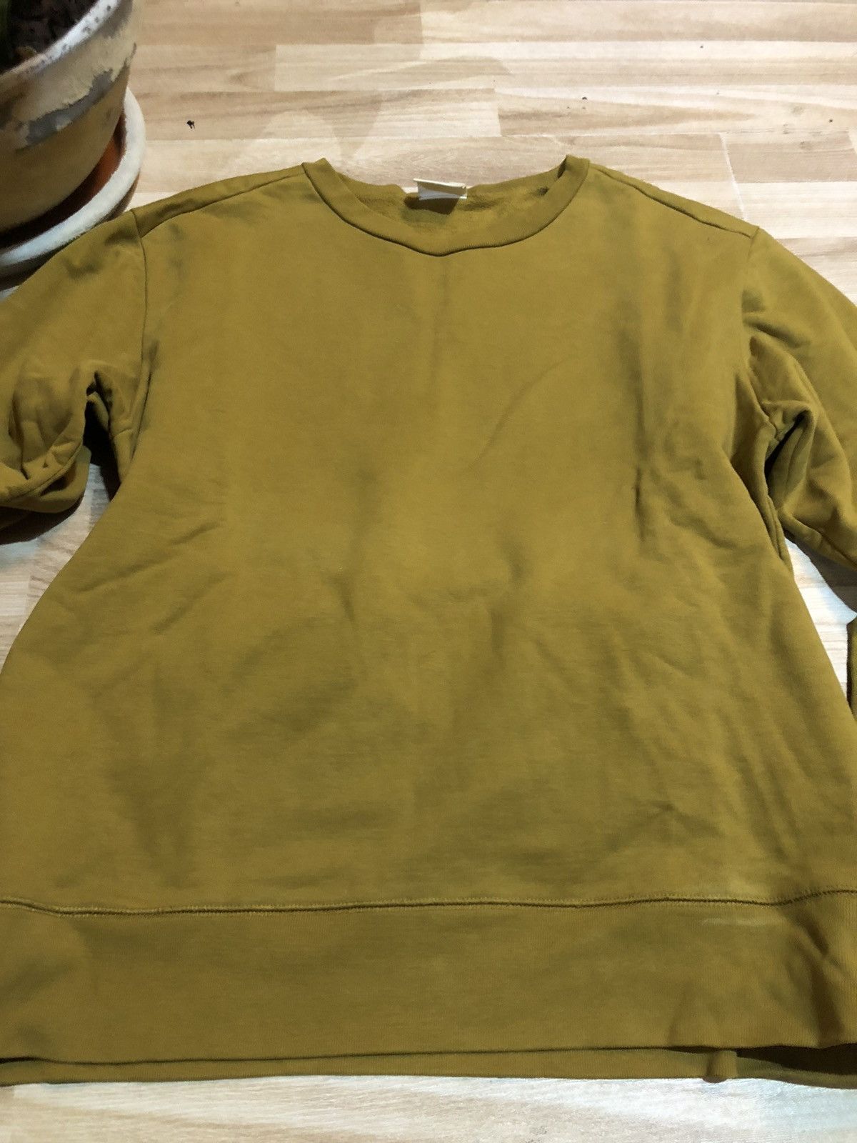 H&M Rare H&M Studio 2016 Sweatshirt Hoodie Size M Mustard Size US M / EU 48-50 / 2 - 2 Thumbnail