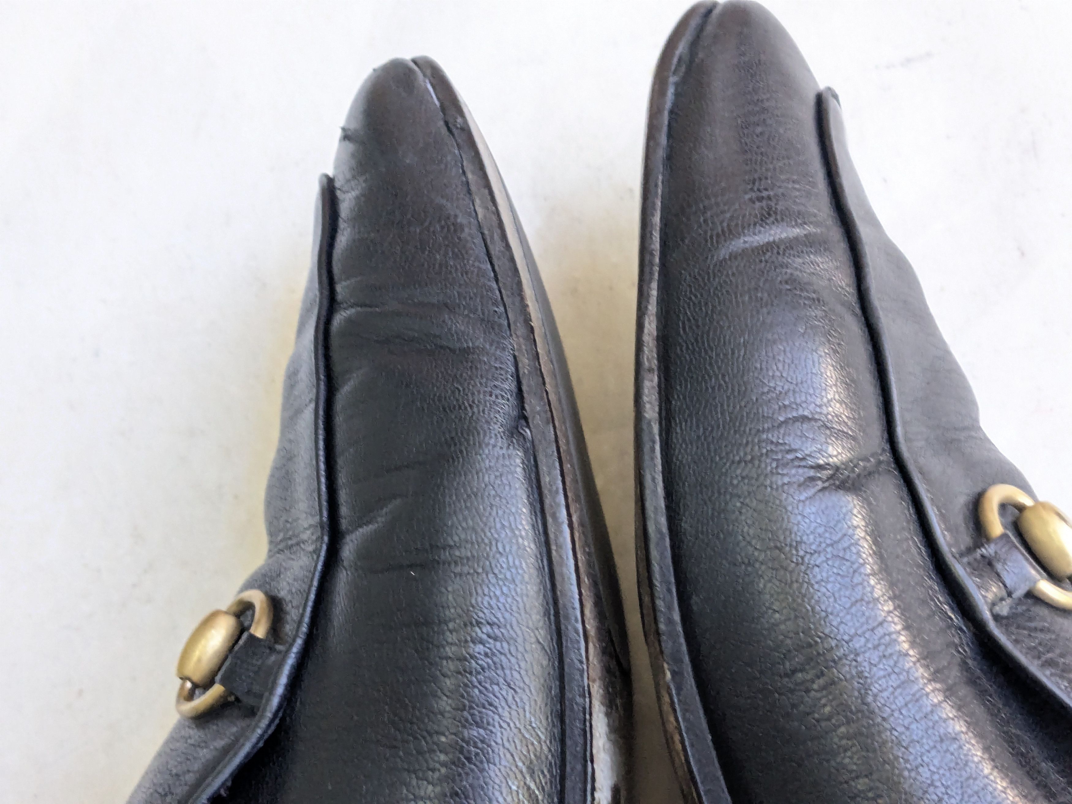 Gucci Gucci Horsebit Loafers Black Leather 10 Snaffle Mules Size US 10 / EU 43 - 7 Thumbnail