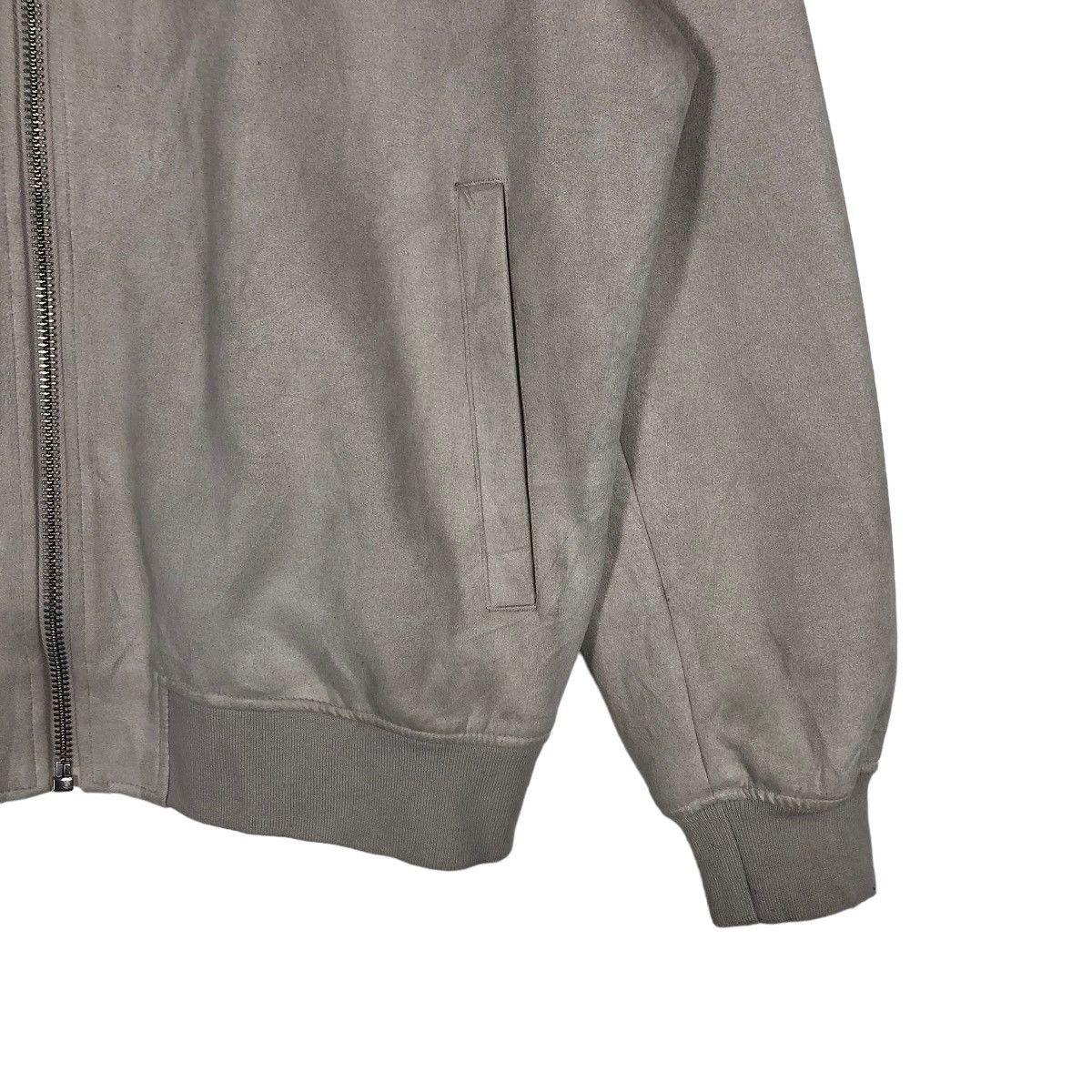 Zara 🔥 ZARA MOLESKIN BLOUSON BOMBER JACKET Size US XL / EU 56 / 4 - 5 Thumbnail