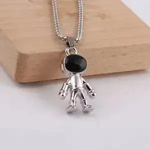 Other Hip hop astronaut moon astronaut robot Necklace Size ONE SIZE - 4 Thumbnail