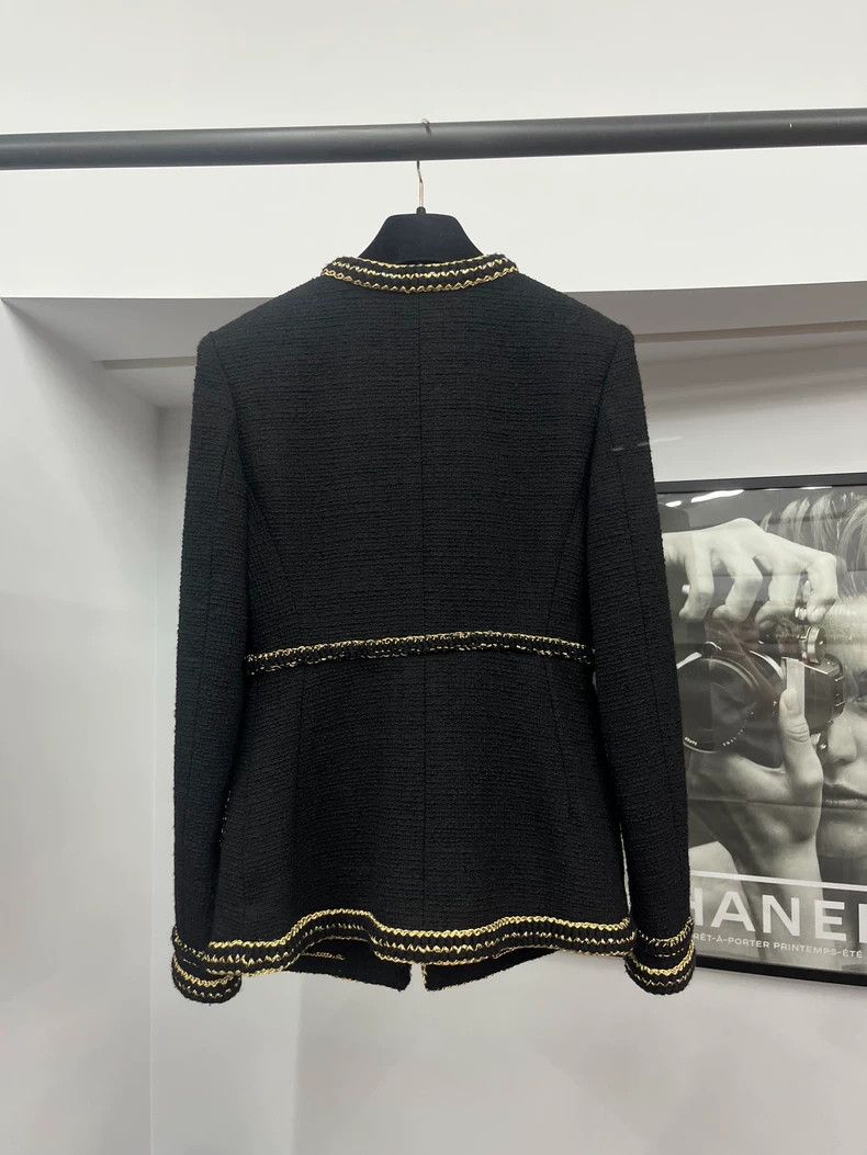 Chanel Chanel Metropolis series black gold jacket Size XXS / US 00 / IT 34 - 3 Thumbnail