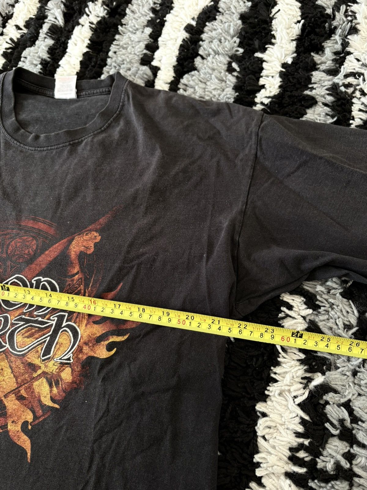 Band Tees Amon Amarth long sleeve washed band tee Size US XL / EU 56 / 4 - 7 Thumbnail