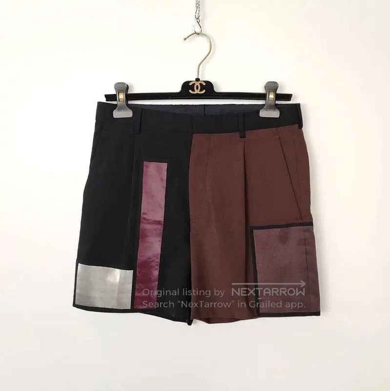 Dior Dior Black Wool Women's Shorts with Color Blocks . Size 27" / US 4 / IT 40 - 1 Thumbnail