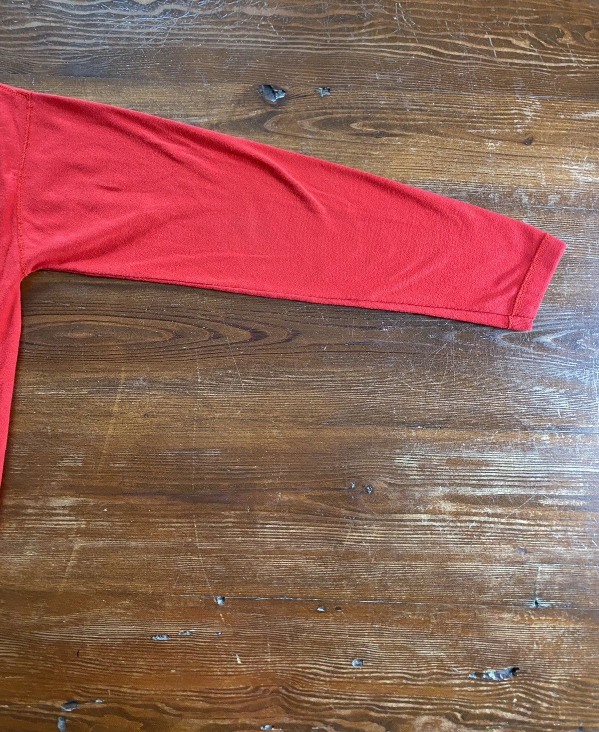 Vintage Vintage 80s Haverford College Red Long Sleeve Henley Thermal Size US M / EU 48-50 / 2 - 10 Thumbnail