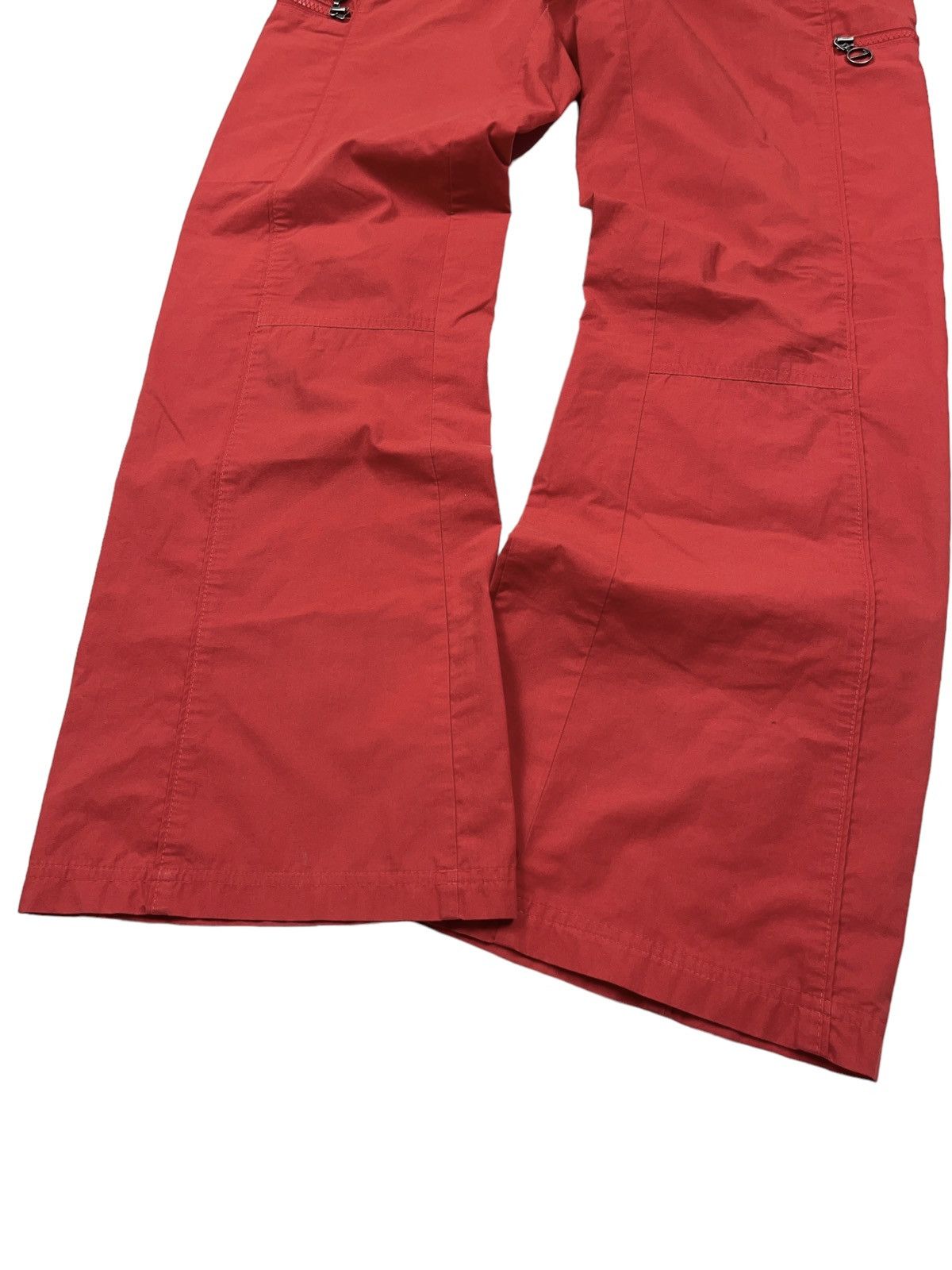 Nike × Vintage Vintage Nike Flared Cargo Pants y2k Size 27" / US 4 / IT 40 - 7 Thumbnail