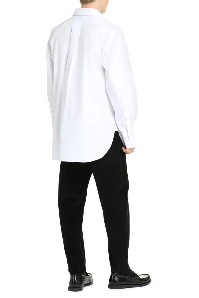Burberry o1y0426 Solid Color Shirt in White Size US L / EU 52-54 / 3 - 4 Thumbnail