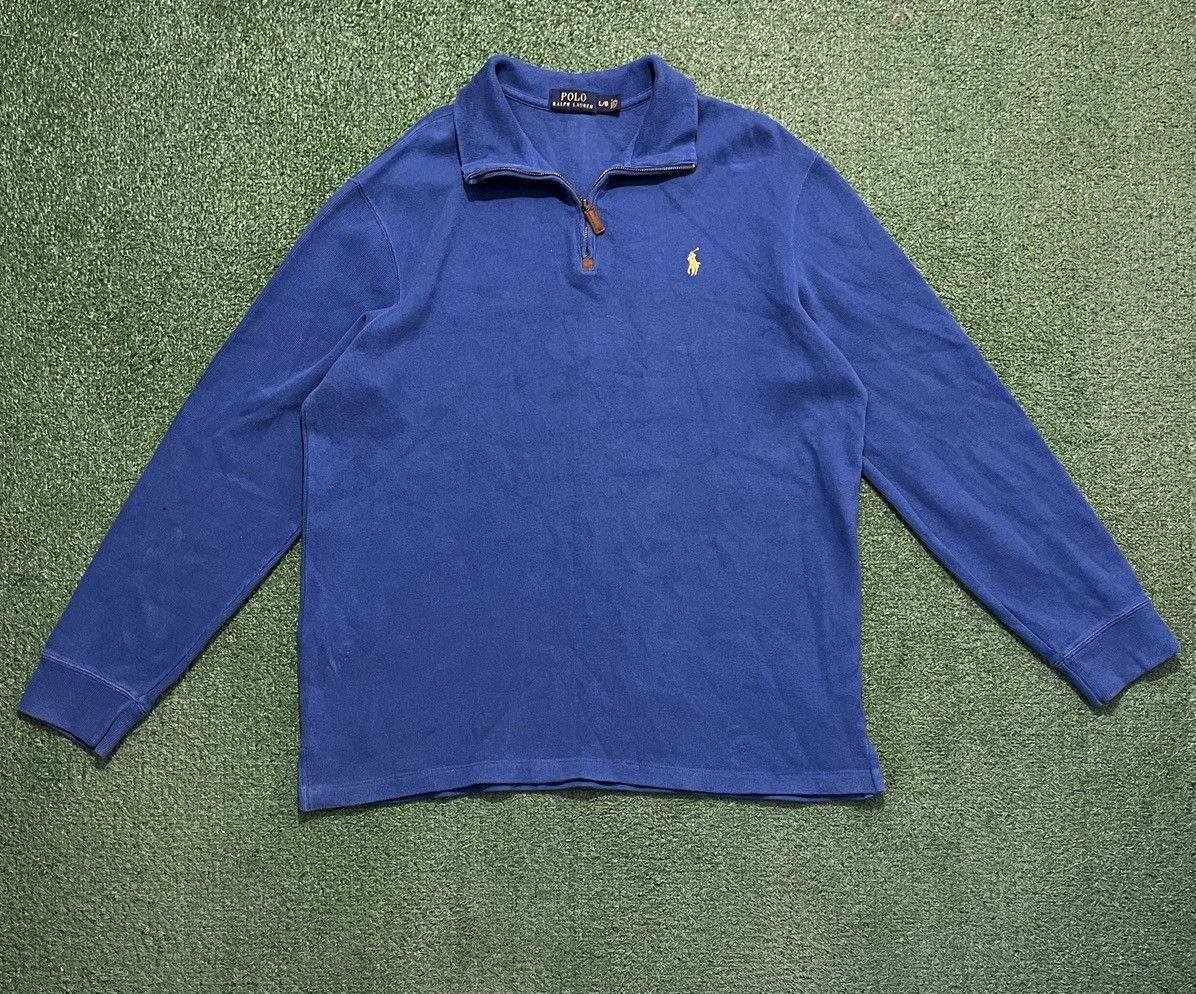 Polo Ralph Lauren × Ralph Lauren Polo Ralph Lauren Halfzip Sweater Sweatshirt Size US L / EU 52-54 / 3 - 1 Thumbnail