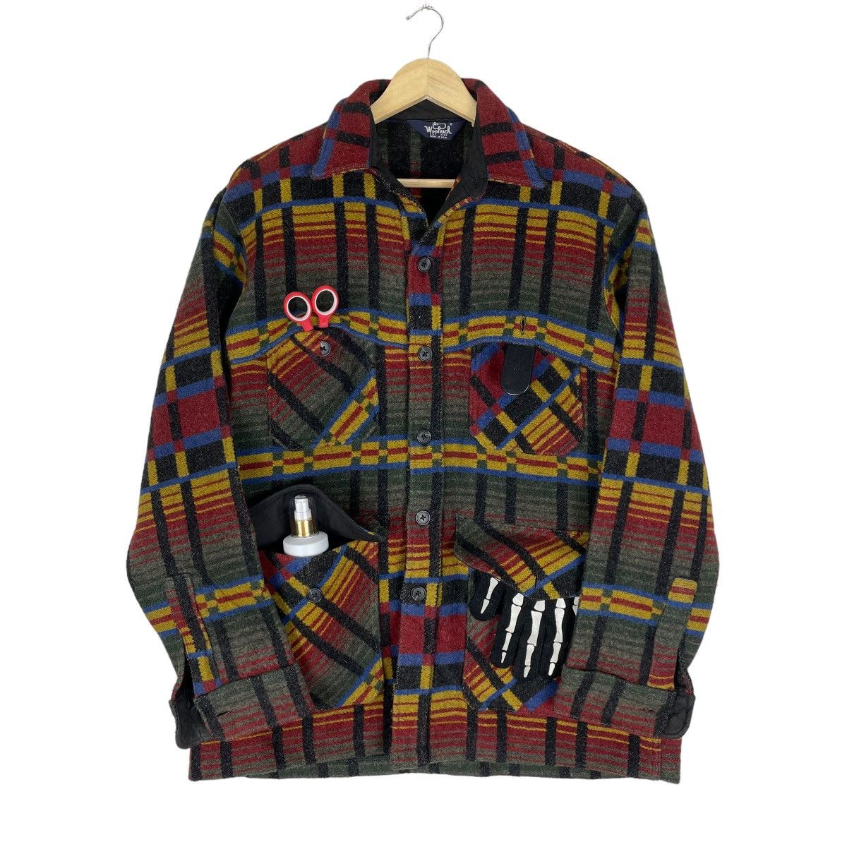 Woolrich Woolen Mills ☀️WOOLRICH STRIPES COLORWAY MULTI POCKET JACKET LIKE FILSON Size US M / EU 48-50 / 2 - 5 Thumbnail
