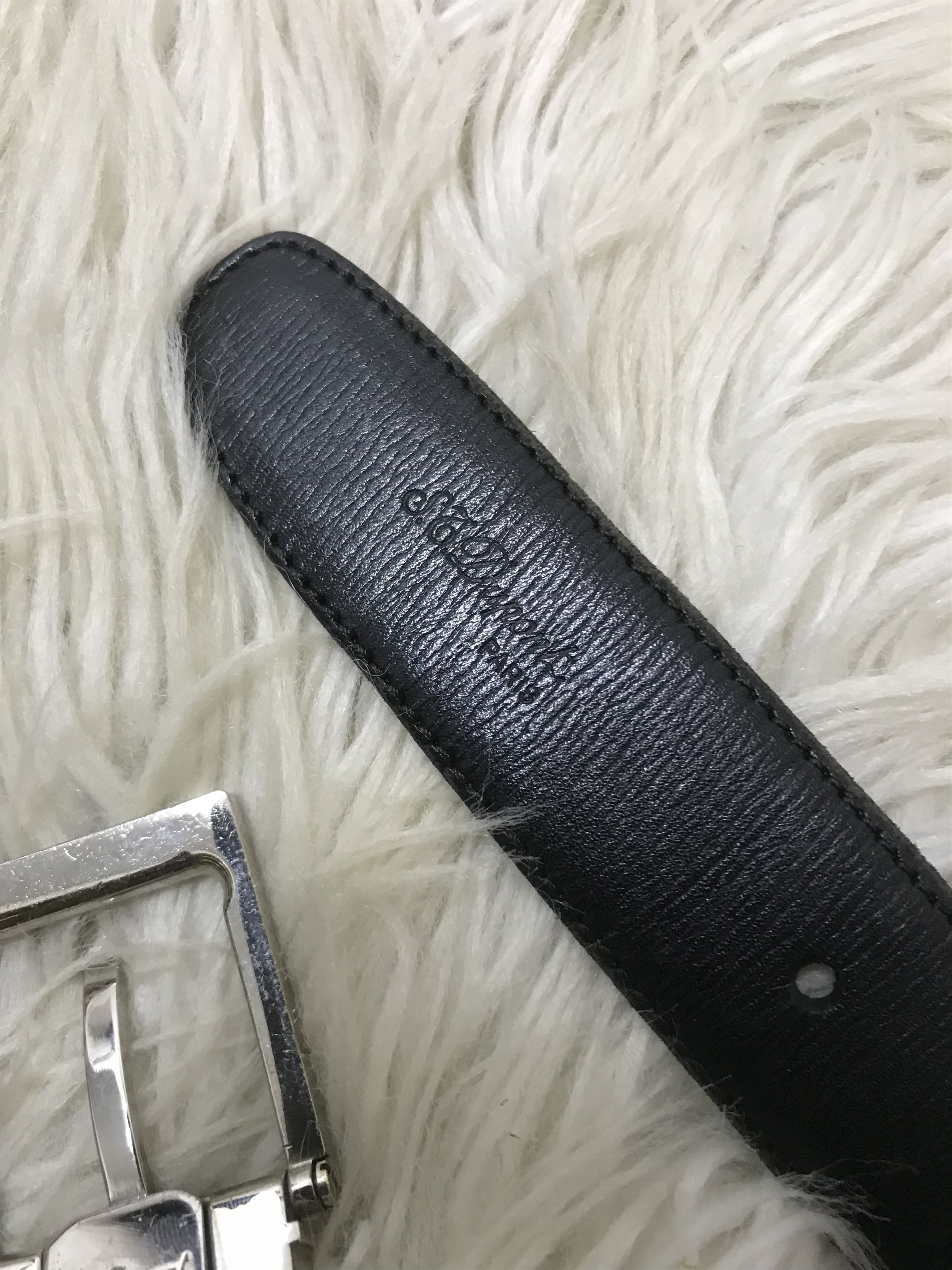 S.T. Dupont S.T Dupont Leather Belt Size ONE SIZE - 5 Thumbnail