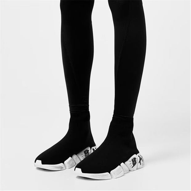 Balenciaga o1g2r1mq0924 Trainers in Black & White Size US 7 / IT 37 - 5 Thumbnail