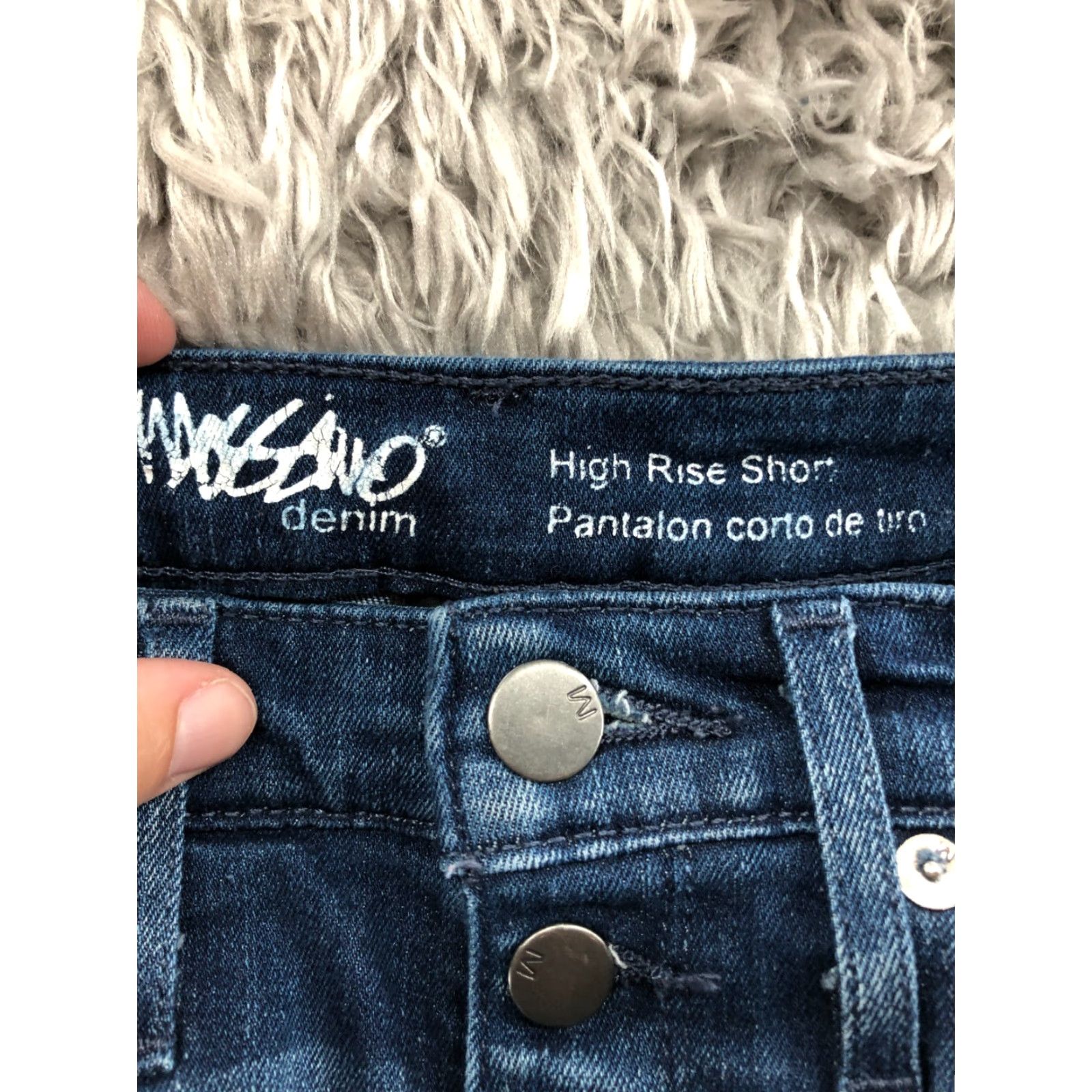 Mossimo Mossimo Shorts Womens Size 0 Dark Wash Blue Denim Mid Rise 5-Pocket Casual Jean Shorts Womens Mossimo Blue Denim Shorts Size 25" / US 0 / IT 36 - 6 Thumbnail