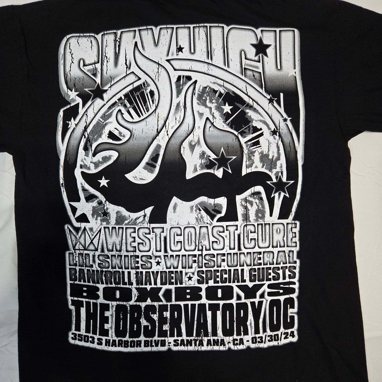 Other Lost Hills West Coast Cure Tour Skulls Tee Large RARE Size US L / EU 52-54 / 3 - 6 Thumbnail