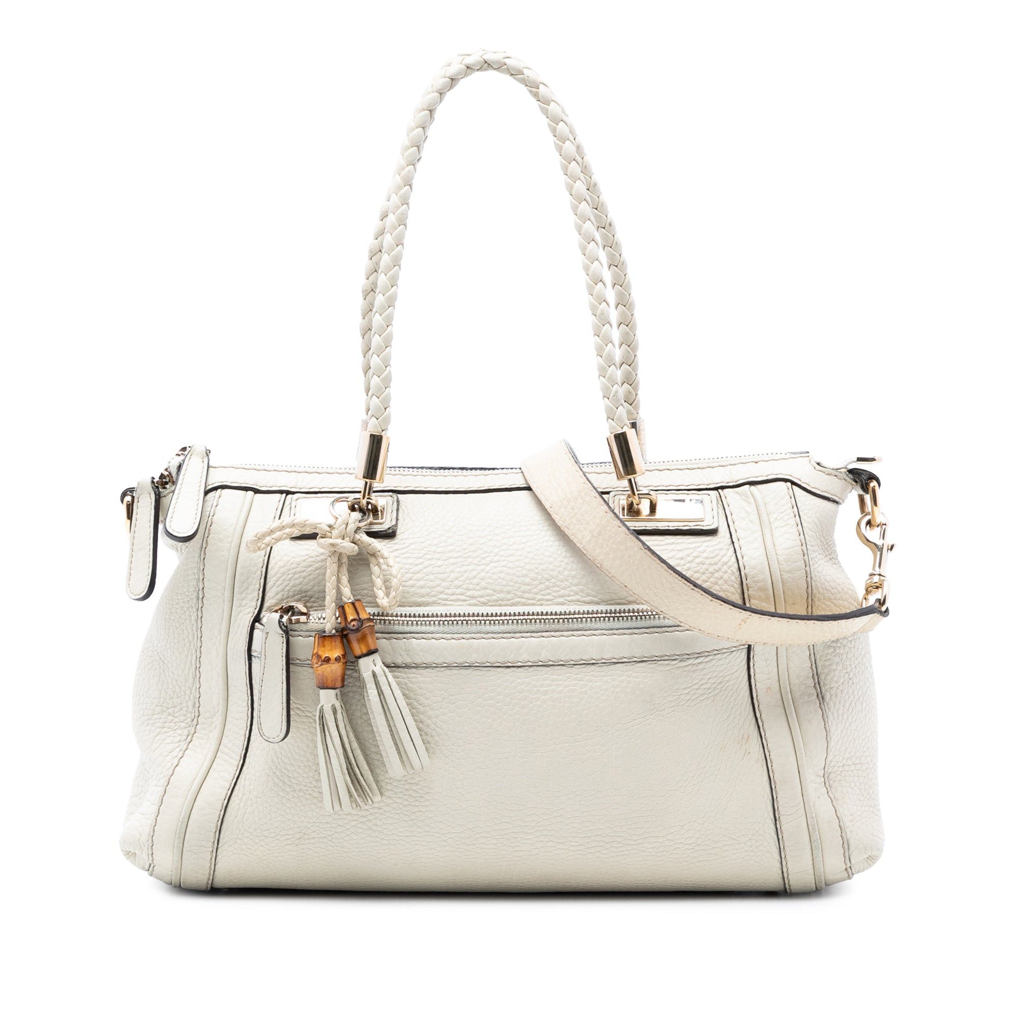 Pebbled Calfskin Bella Satchel