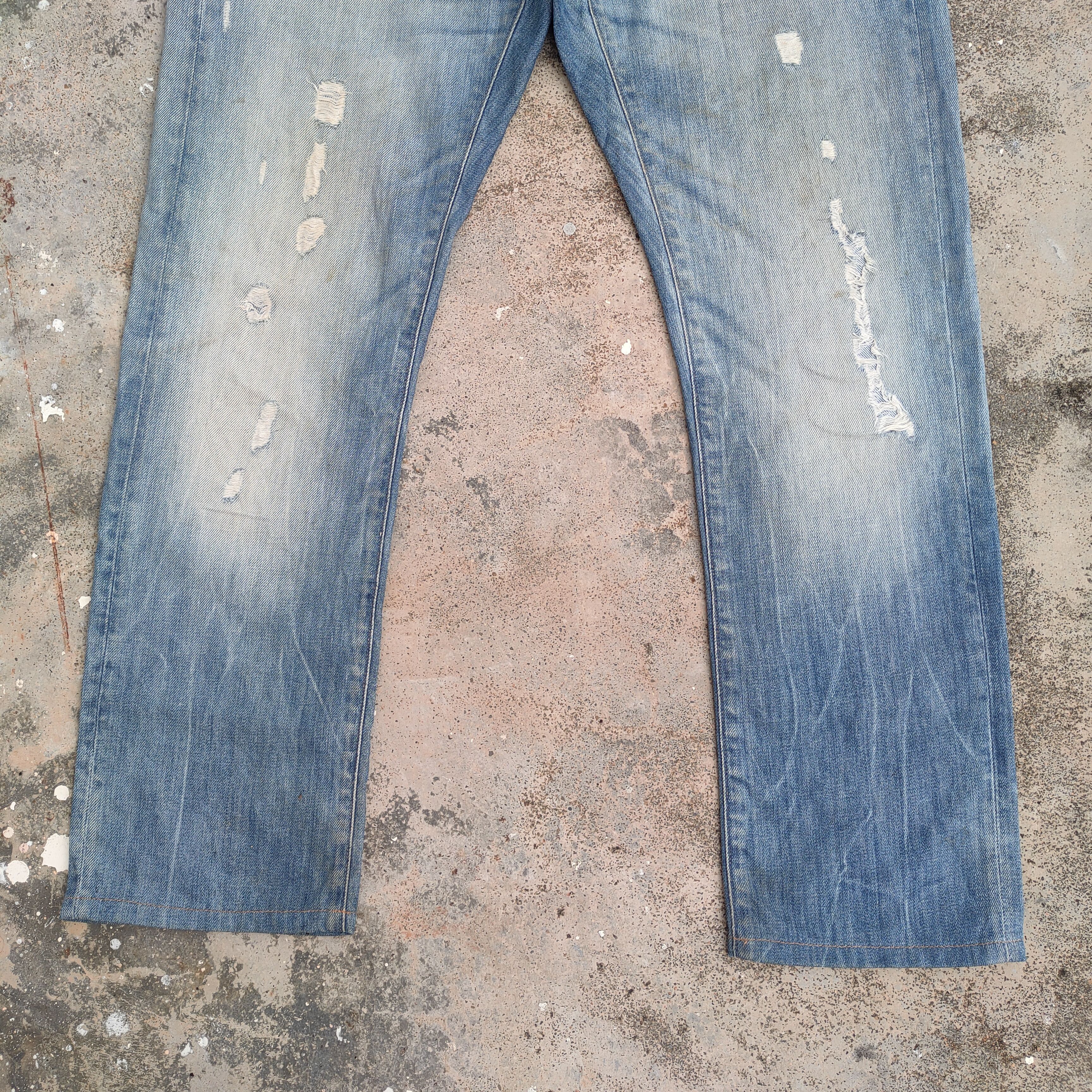 G-Star VINTAGE G RAW RIPPED FADED DENIM JEAN PANTS Size US 33 - 5 Thumbnail