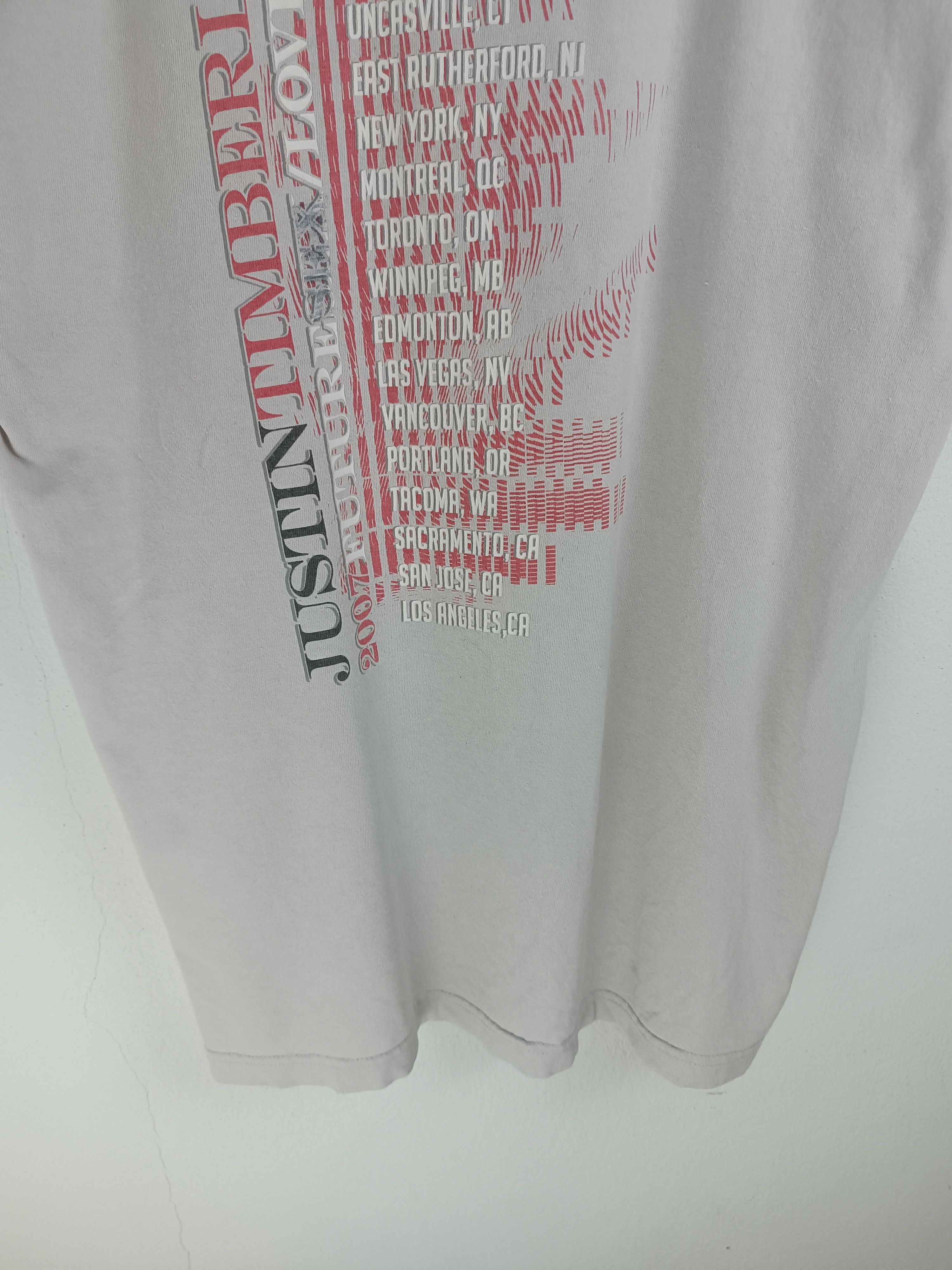 Band Tees VINTAGE '07 JUSTIN TIMBERLAKE FUTURESEX LOVESHOW VERY RARE Size US M / EU 48-50 / 2 - 12 Thumbnail