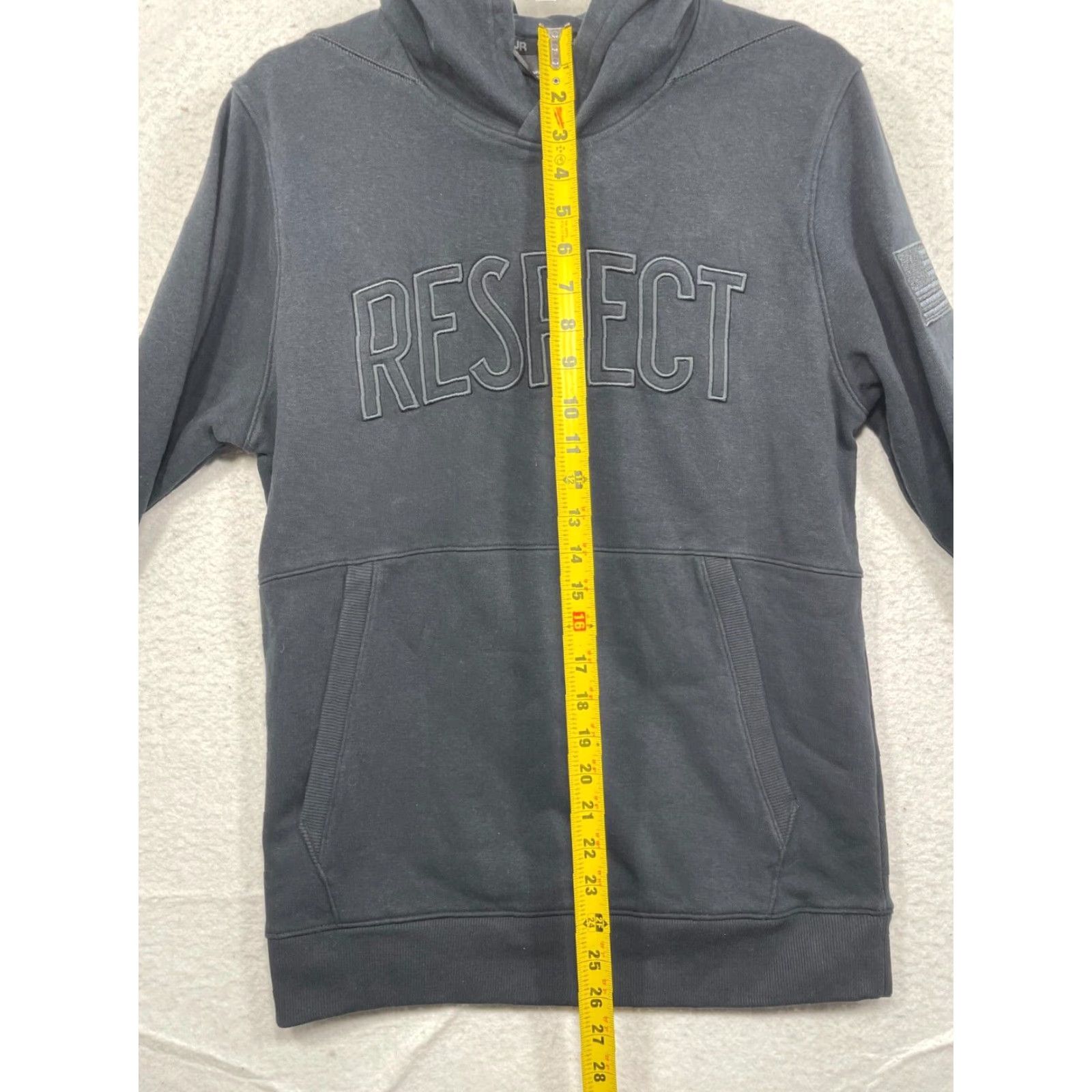 Under Armour Under Armour Hoodie Mens Medium Project Rock Respect Flag Cold Gear Size US M / EU 48-50 / 2 - 6 Thumbnail