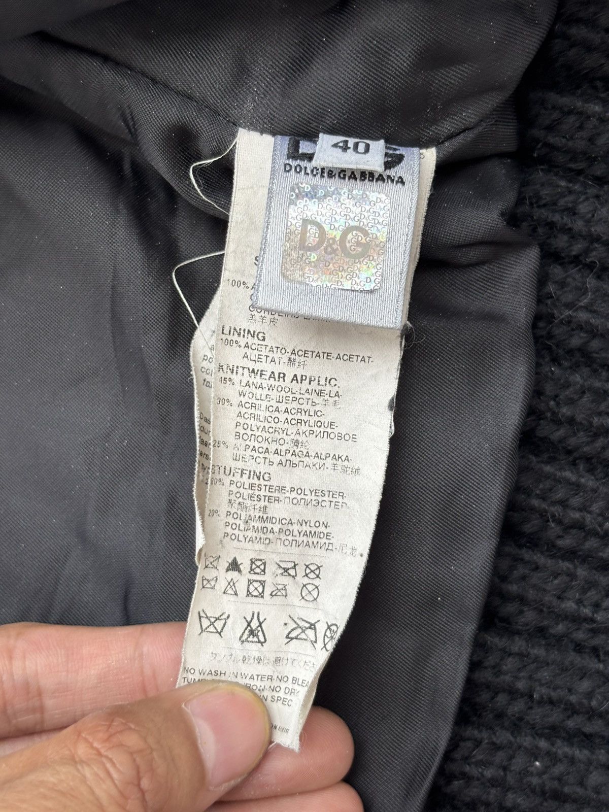 Dolce & Gabbana Y2K Crop Napoleon Leather Jacket Size US XS / EU 42 / 0 - 7 Thumbnail
