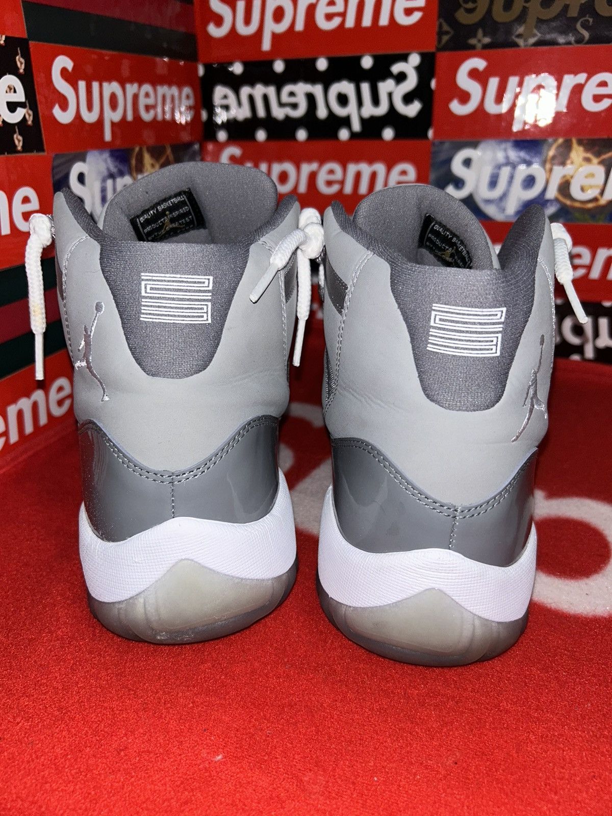 Jordan Brand Jordan 11 Retro Cool Grey (2010) size 12 RARE SHOE Size US 12 / EU 45 - 5 Thumbnail