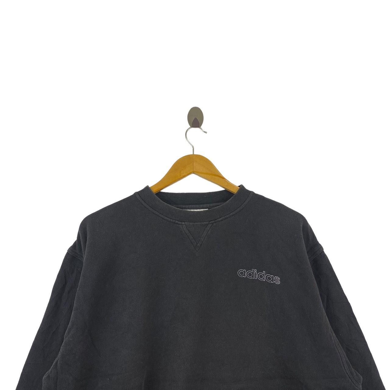 Adidas Vintage 90’ ADIDAS ORIGINALS Logo Embroidered Sweatshirt Size L / US 10 / IT 46 - 3 Thumbnail