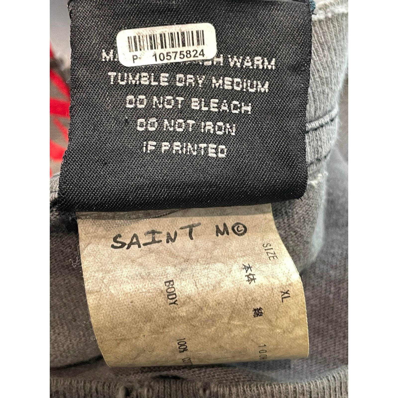 Saint Michael Saint Michael x Maxfield Grey Distressed Tee Size US XL / EU 56 / 4 - 6 Thumbnail