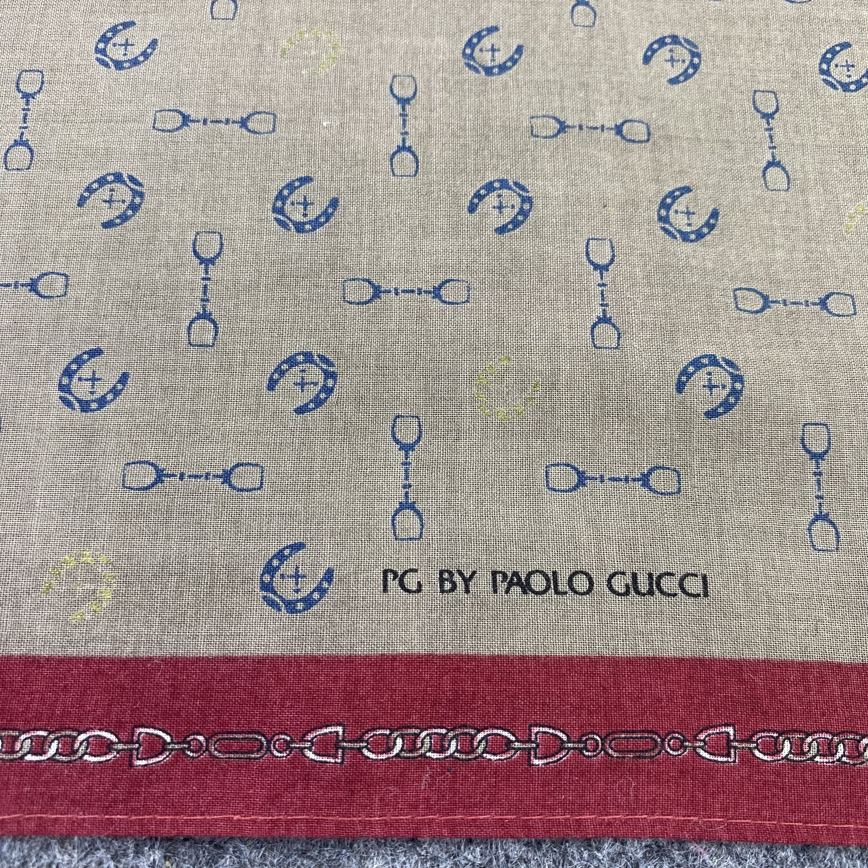 Paolo Gucci Paolo Gucci Handkerchief / Bandana / Neckerchief-B848 Size ONE SIZE - 5 Thumbnail