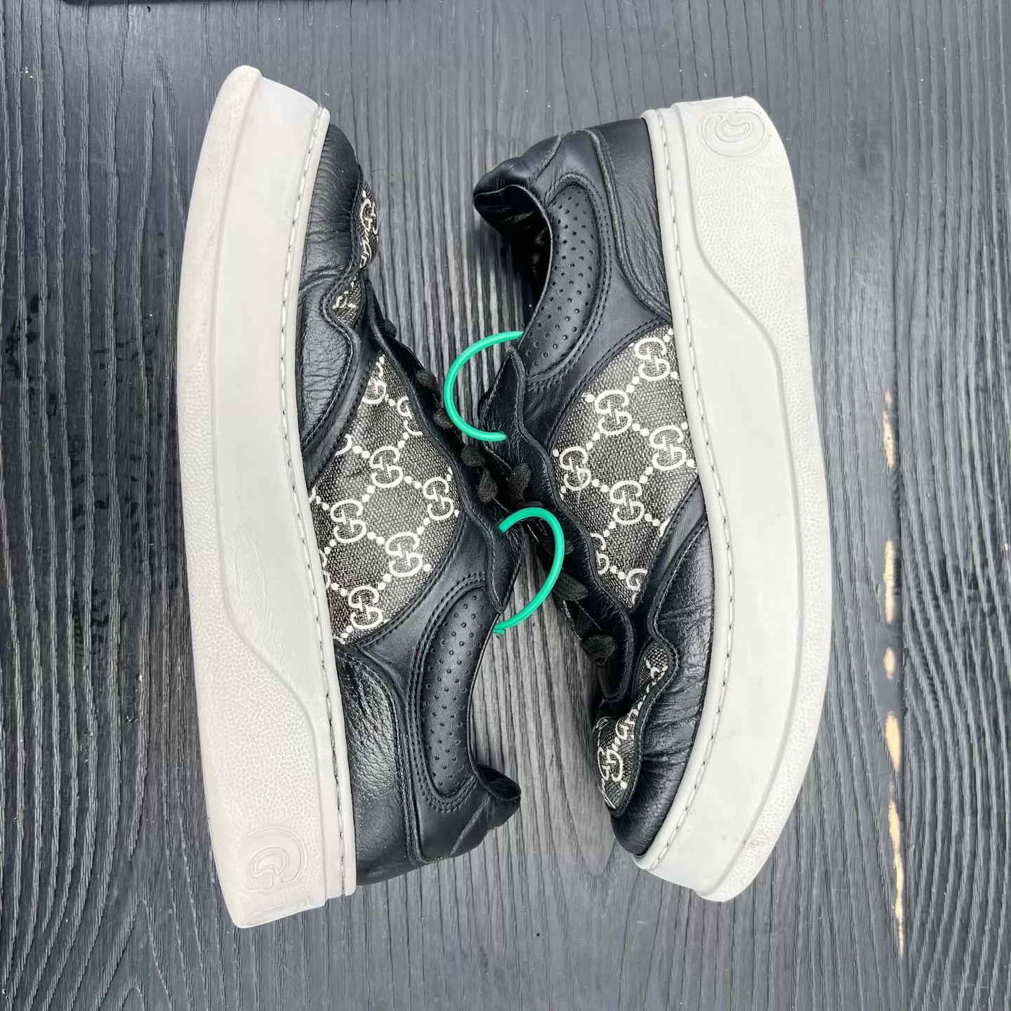 Gucci Gucci Cookie Sneaker Black & Gray /41 With Box Size US 8 / EU 41 - 2 Thumbnail