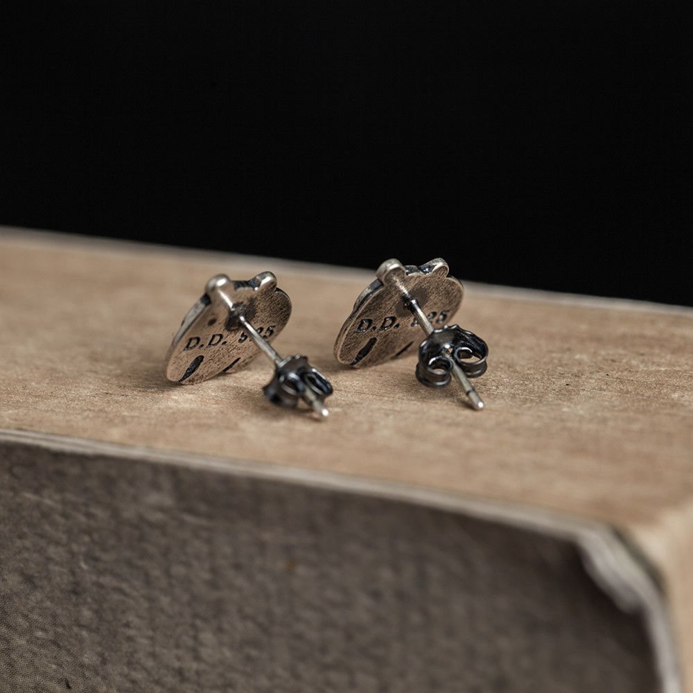 Jewelry Panda Matchless Earrings One Pairs Chrome Jewelry Size ONE SIZE - 3 Thumbnail