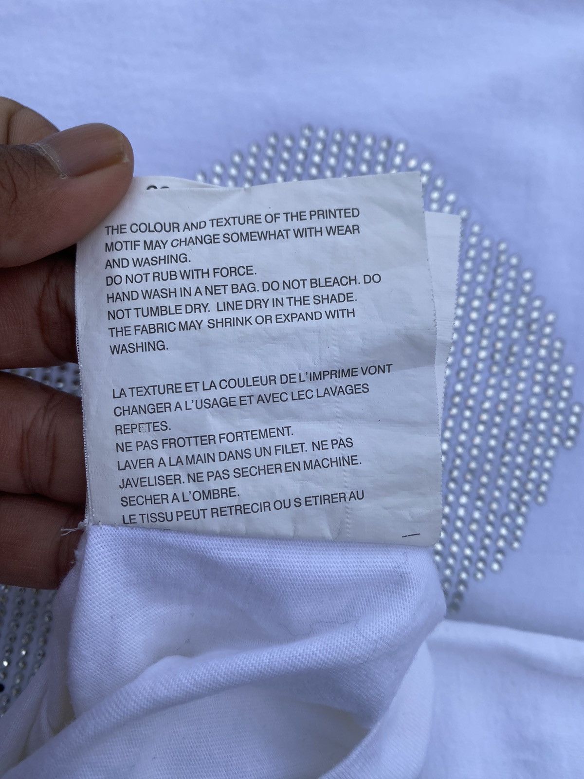 Comme des Garcons Rare Comme Des Garcons CDG Play Swarovski Tee Size US S / EU 44-46 / 1 - 18 Thumbnail