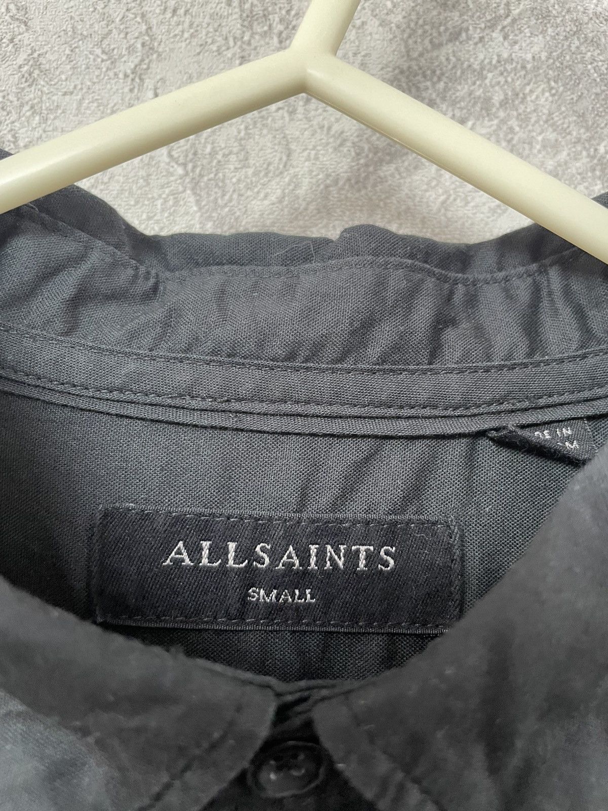 Allsaints Allsaints Basic Black Long Sleeve Shirt Button Up Size US S / EU 44-46 / 1 - 10 Thumbnail