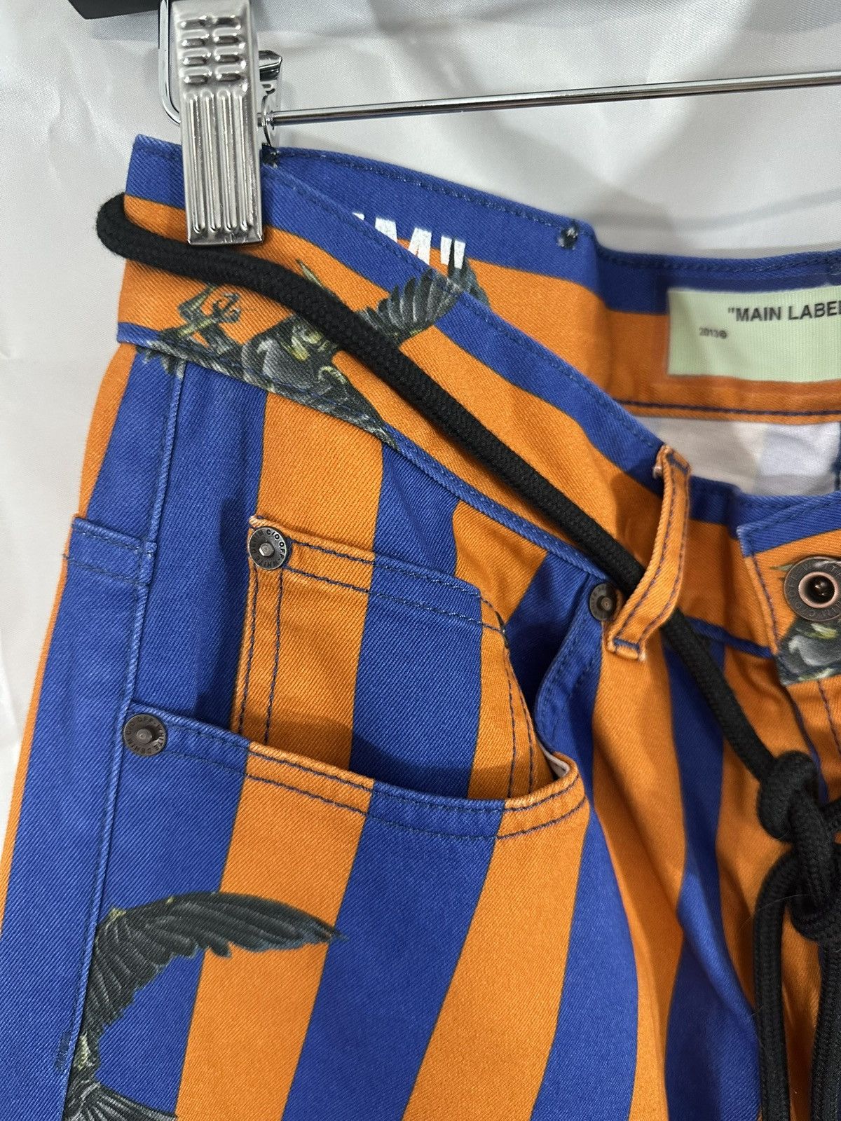 Off-White Off White Striped Denim Size US 32 / EU 48 - 5 Thumbnail