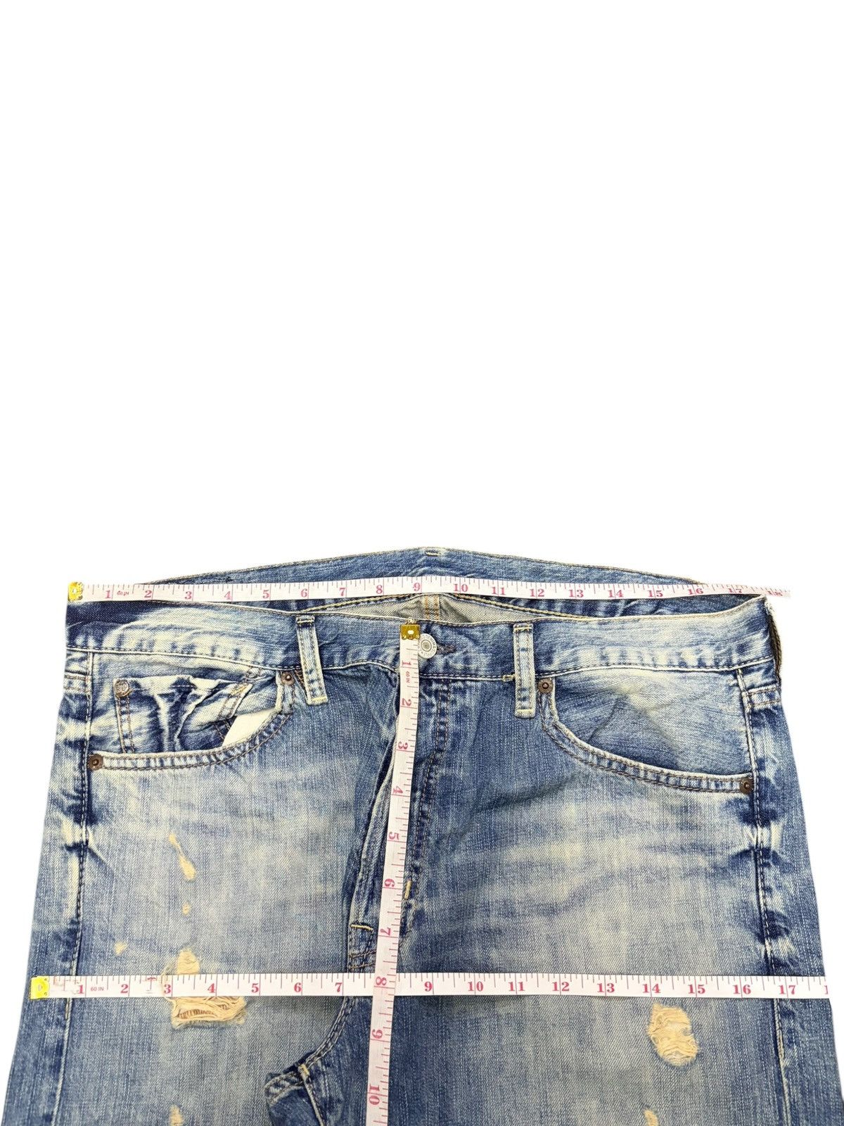 Denim & Supply Ralph Lauren Vintage Denim Supply Ralph Lauren Faded Wash Distress Jeans Size US 35 - 6 Thumbnail