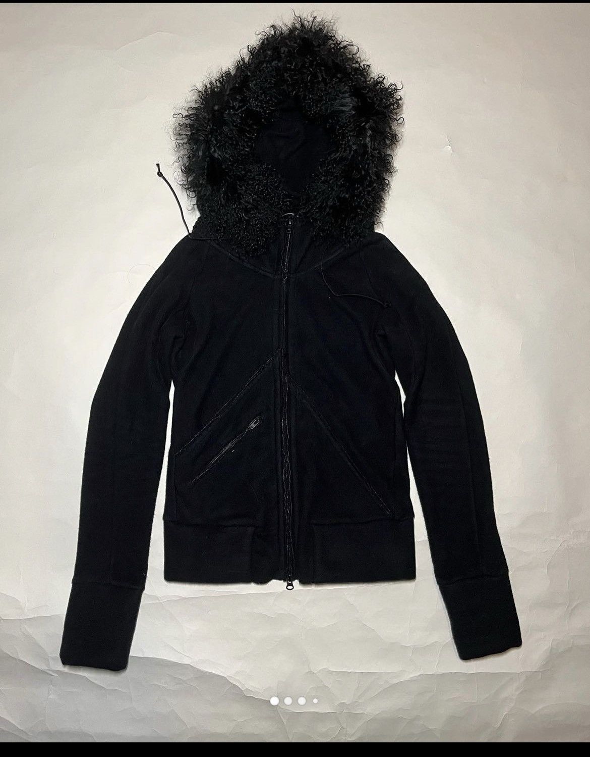 image of If Six Was Nine Fur Parka in Black, Men's (Size Small)