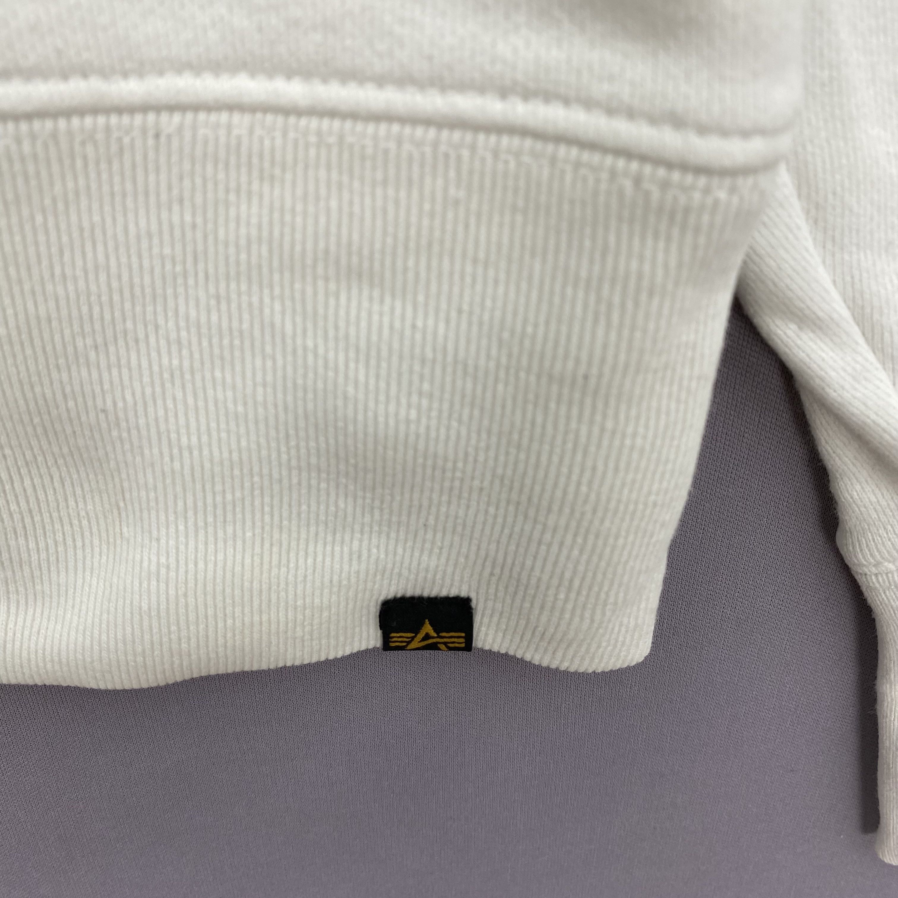 Alpha Industries Vintage Alpha Industries Sweater Hoodie Sweatshirt Jumper Size US M / EU 48-50 / 2 - 7 Thumbnail