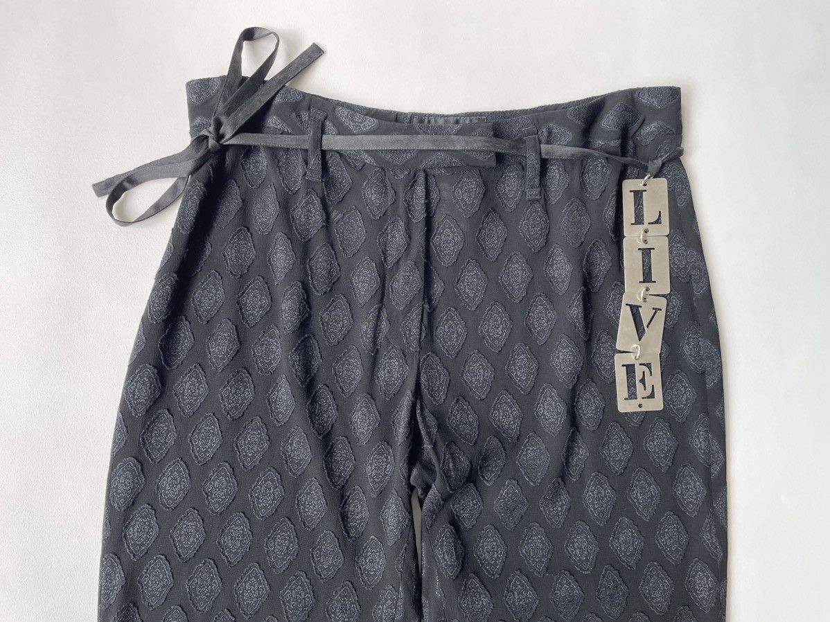 Ann Demeulemeester Medallion Jacquard Voile Trousers Size 28" / US 6 / IT 42 - 7 Thumbnail