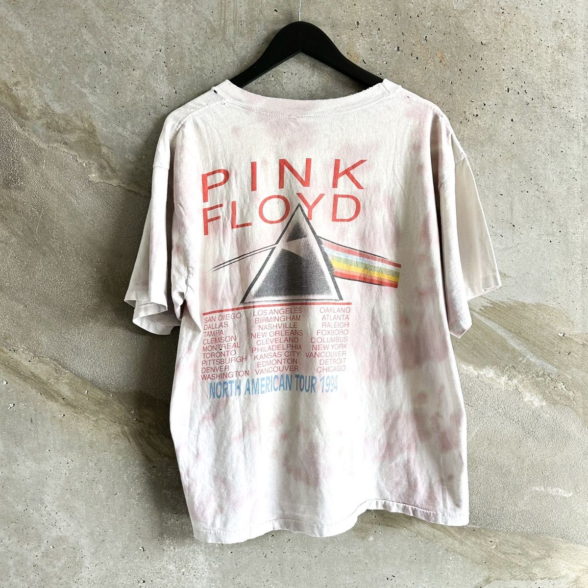 90’s Tie-Dye PINK FLOYD 1994 Tour T-Shirt