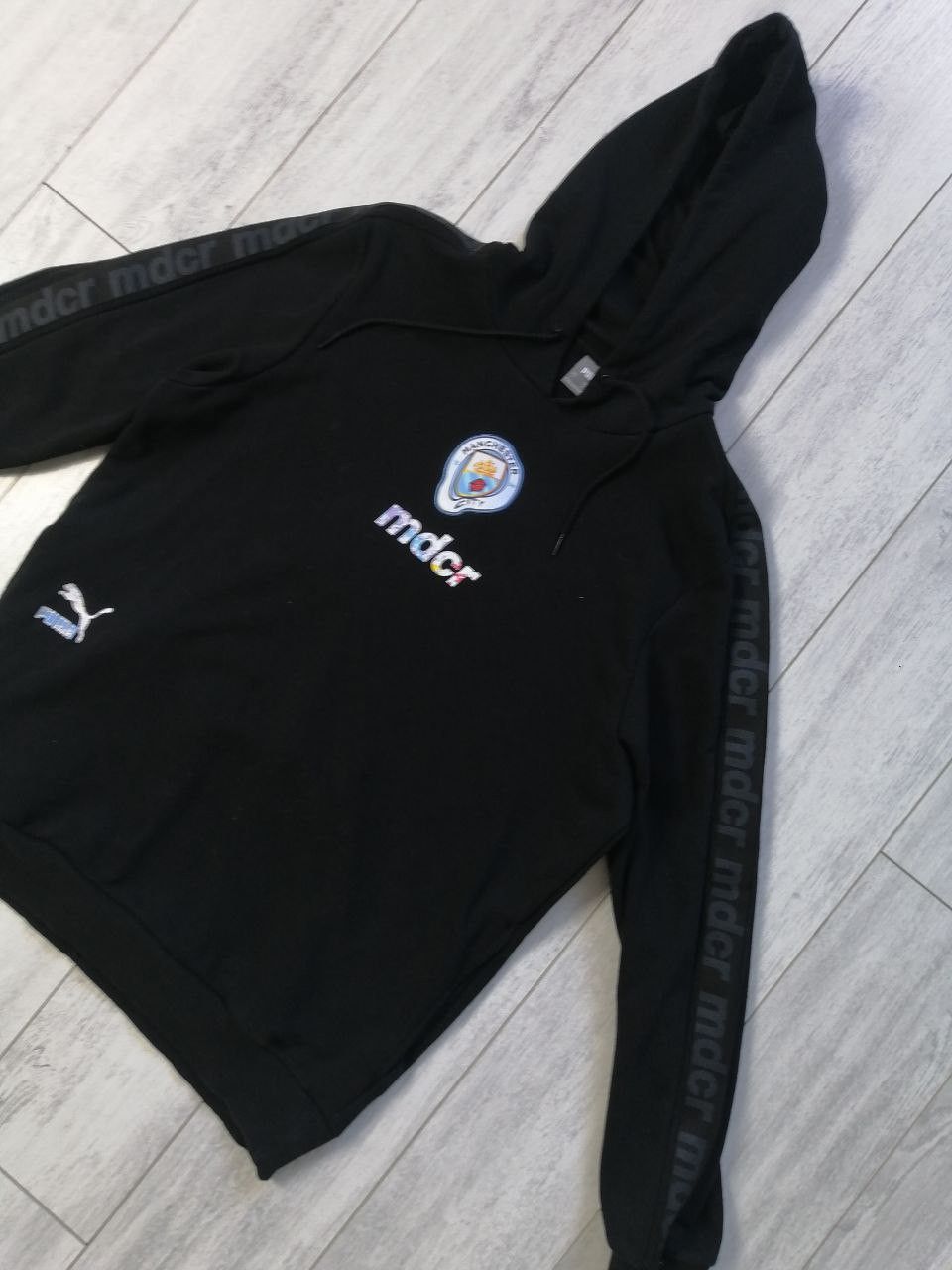 Puma Manchester City Puma Hoodie Size L Size US L / EU 52-54 / 3 - 3 Thumbnail