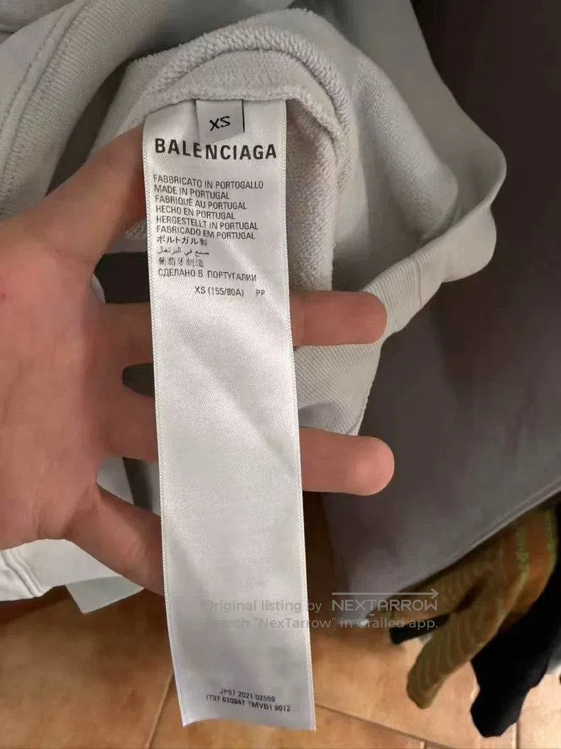 Other Balenciaga Bat Embroidered Logo Sweatshirt Size US XS / EU 42 / 0 - 4 Thumbnail