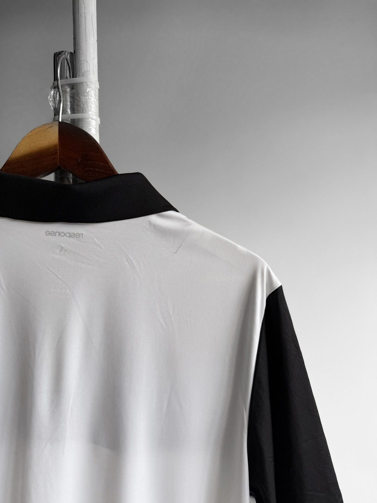 Adidas Adidas Tennis Mens Black White Response 3 Stripe Polo Shirt Size US XXL / EU 58 / 5 - 9 Thumbnail