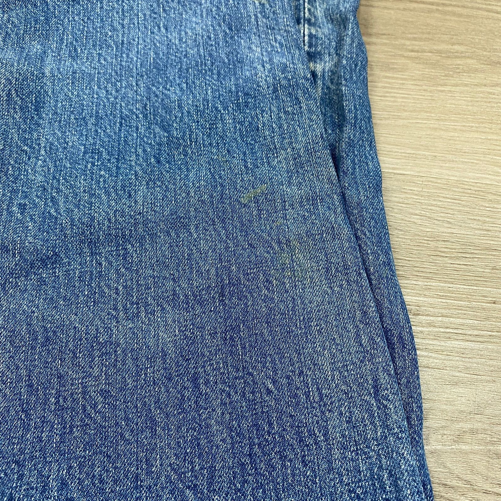 Levi's × Vintage VTG 70s Levi's 505 Redline Selvedge Talon 42 Jeans 22x26 Size 22" - 15 Thumbnail